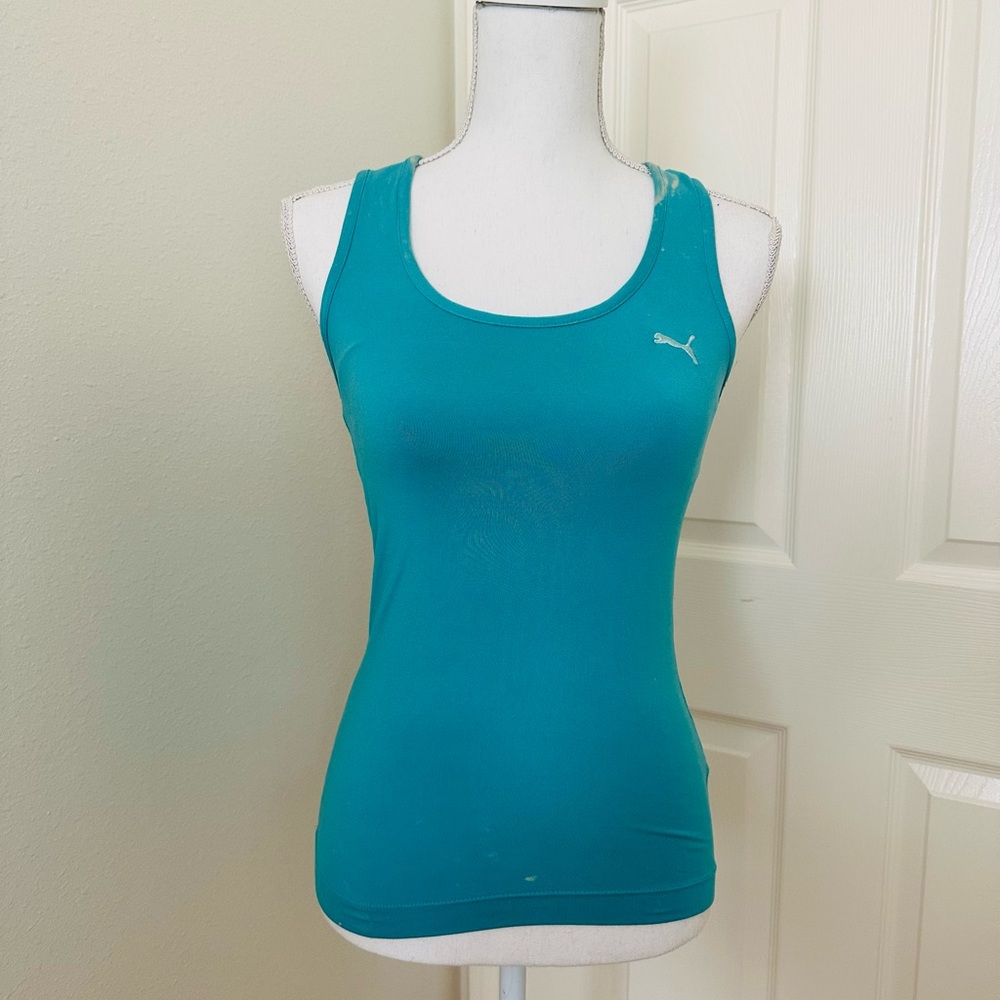 Puma Women's Turquoise Tank Top
